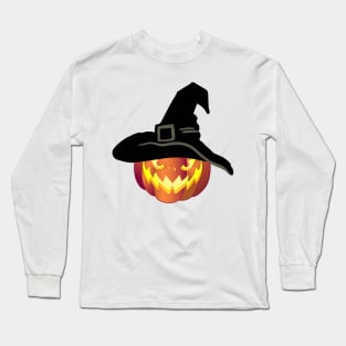 Halloween Pumpkin Jack Lantern Long Sleeve T-Shirt